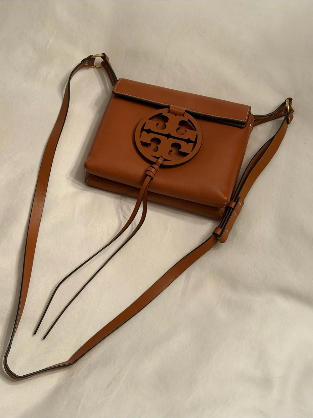 Tory Burch | Walnut Brown Leather Crossbody